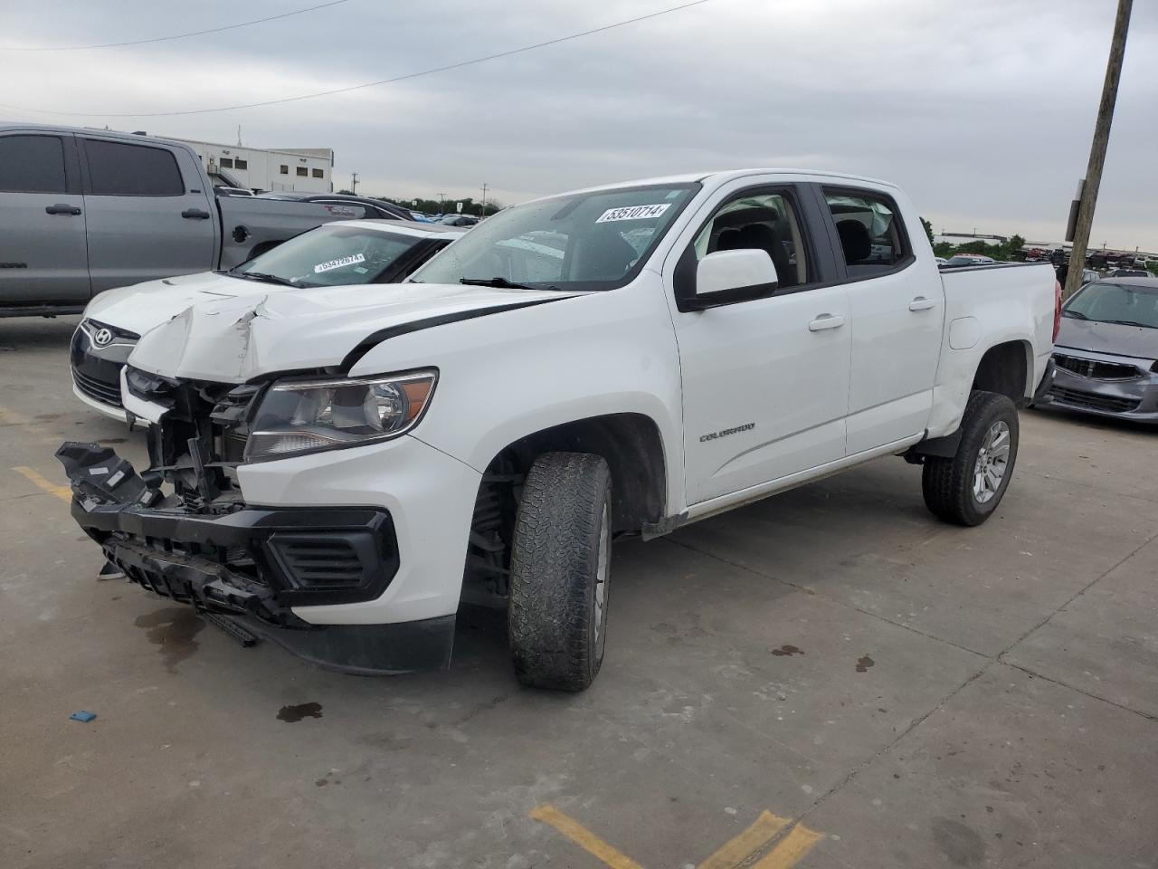 2021 Chevrolet Colorado Lt VIN: 1GCGSCEN7M1121820 Lot: 53510714