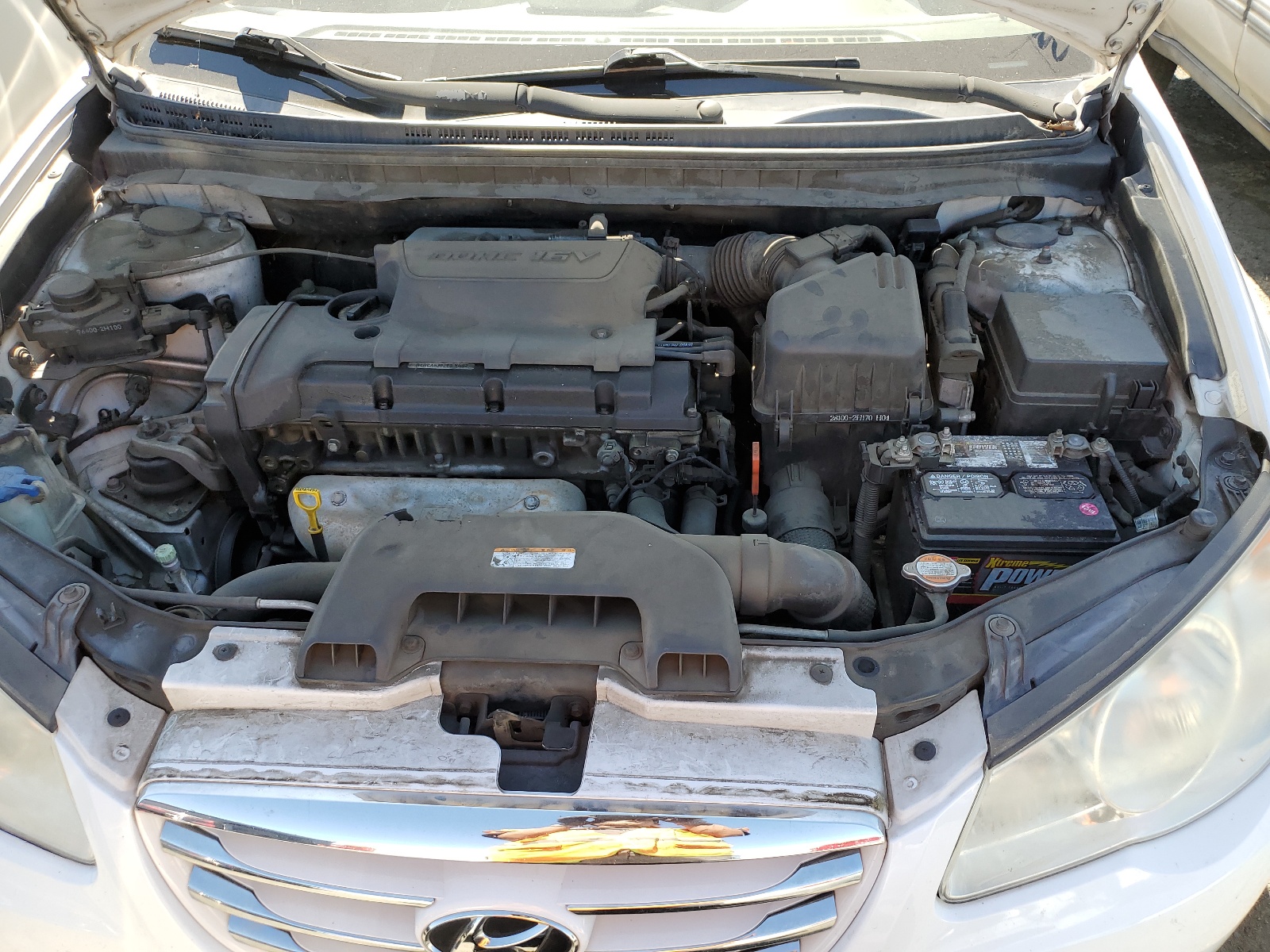 KMHDU4AD8AU072097 2010 Hyundai Elantra Blue