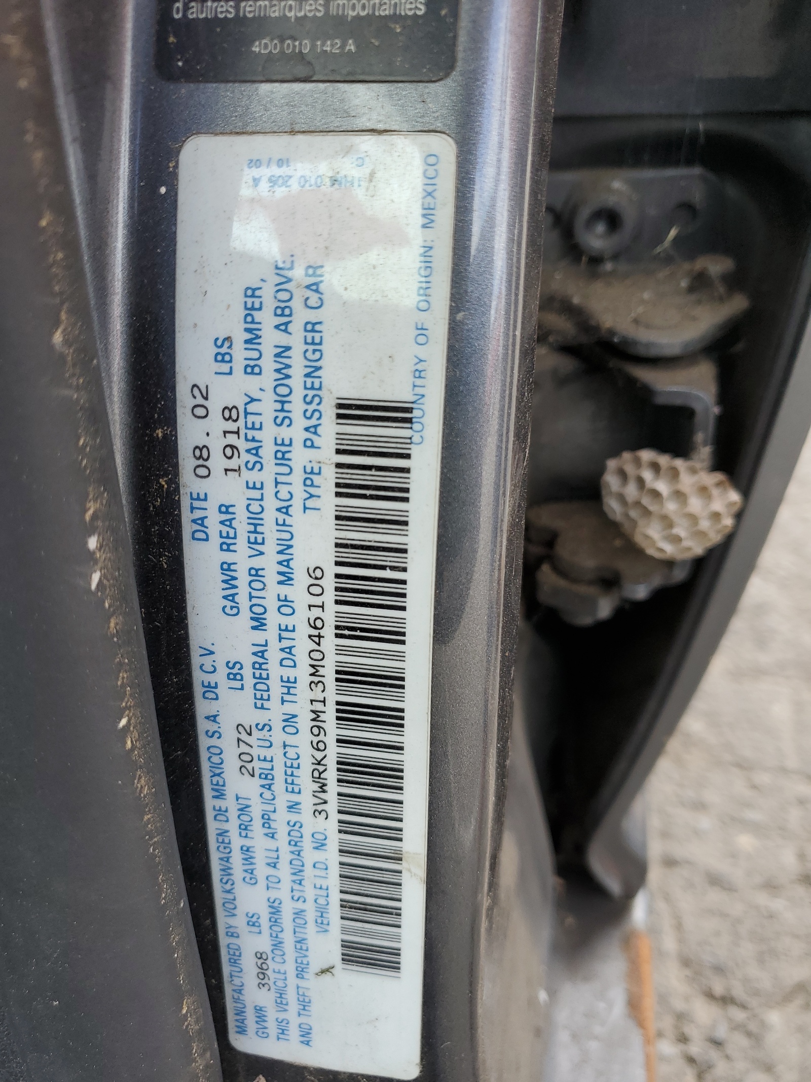 3VWRK69M13M046106 2003 Volkswagen Jetta Gl