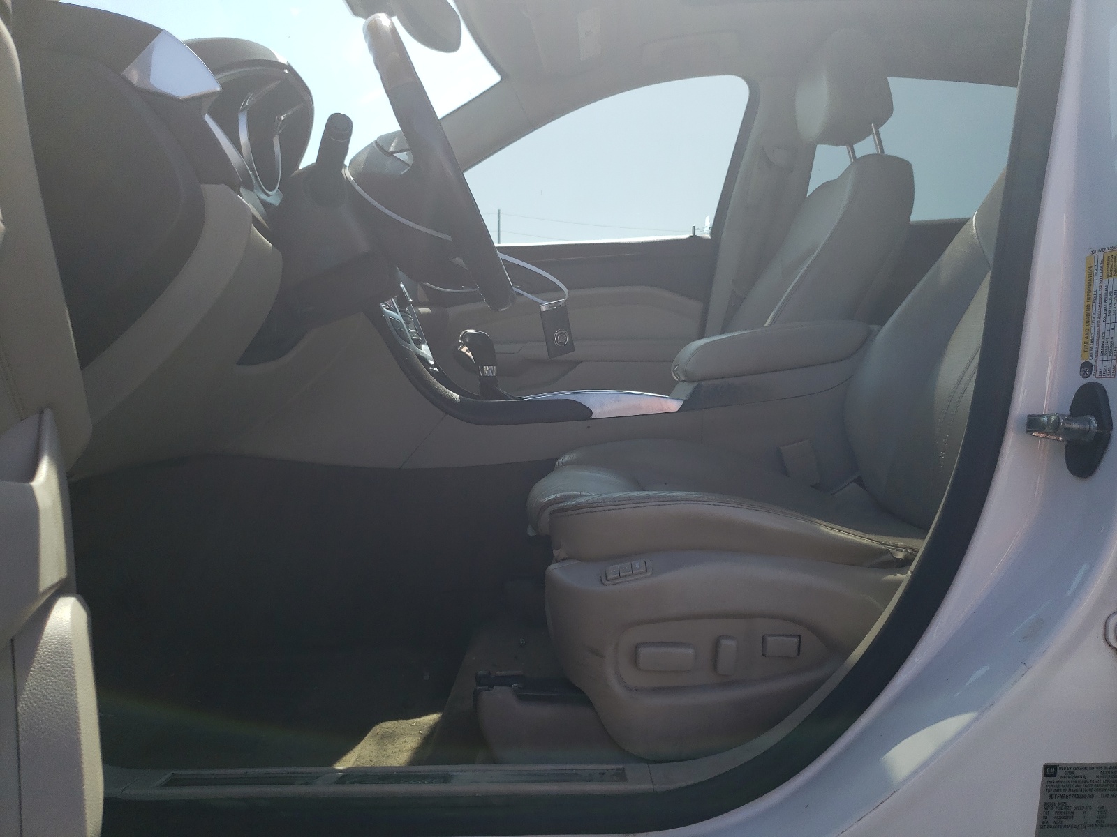 3GYFNAEY7AS558769 2010 Cadillac Srx Luxury Collection