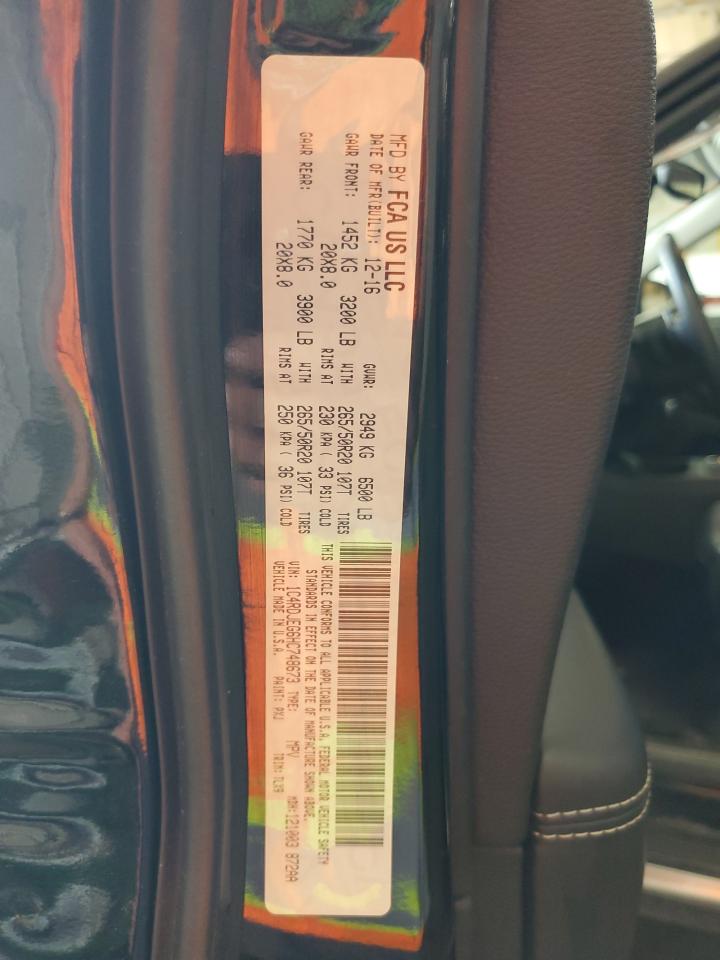 2017 Dodge Durango Citadel VIN: 1C4RDJEG6HC748673 Lot: 56352474