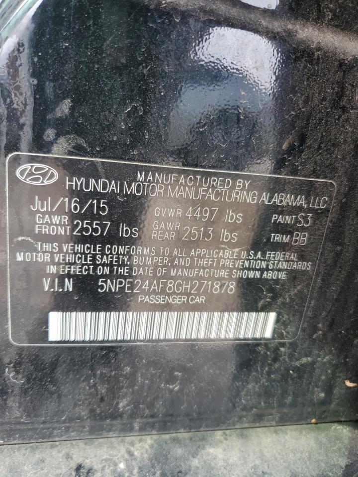 5NPE24AF8GH271878 2016 Hyundai Sonata Se