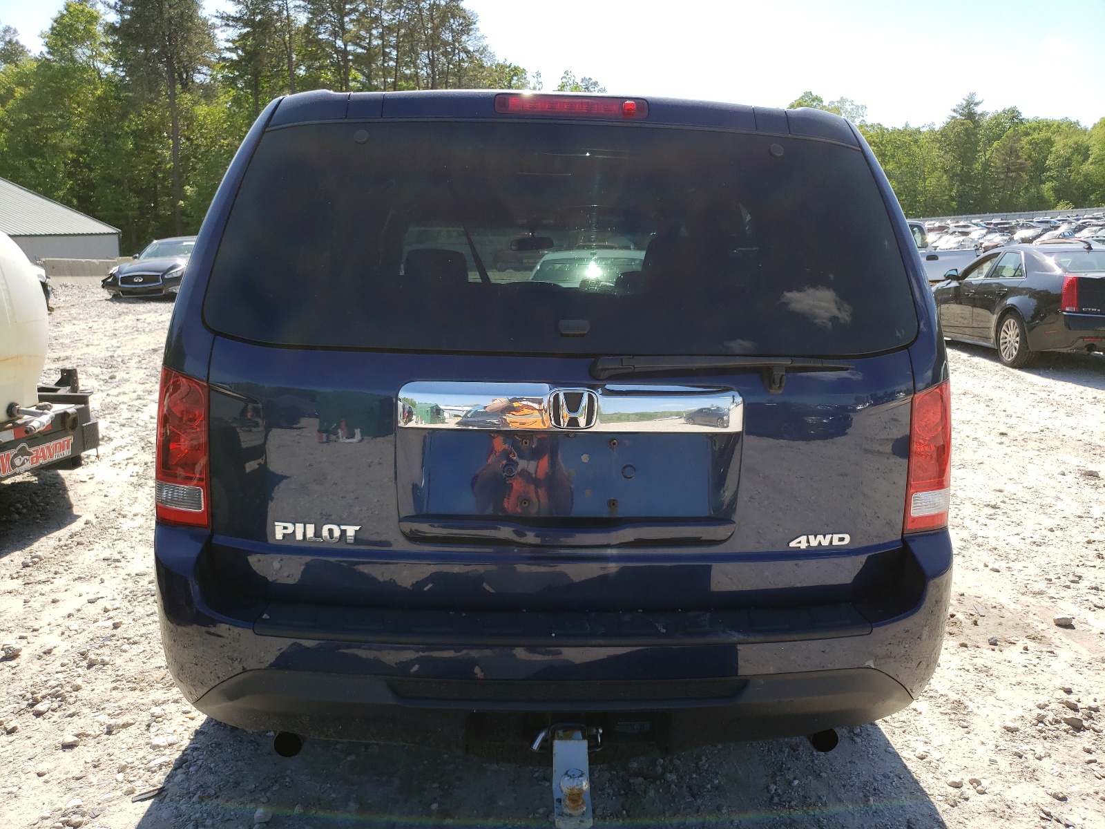 5FNYF4H27EB050353 2014 Honda Pilot Lx