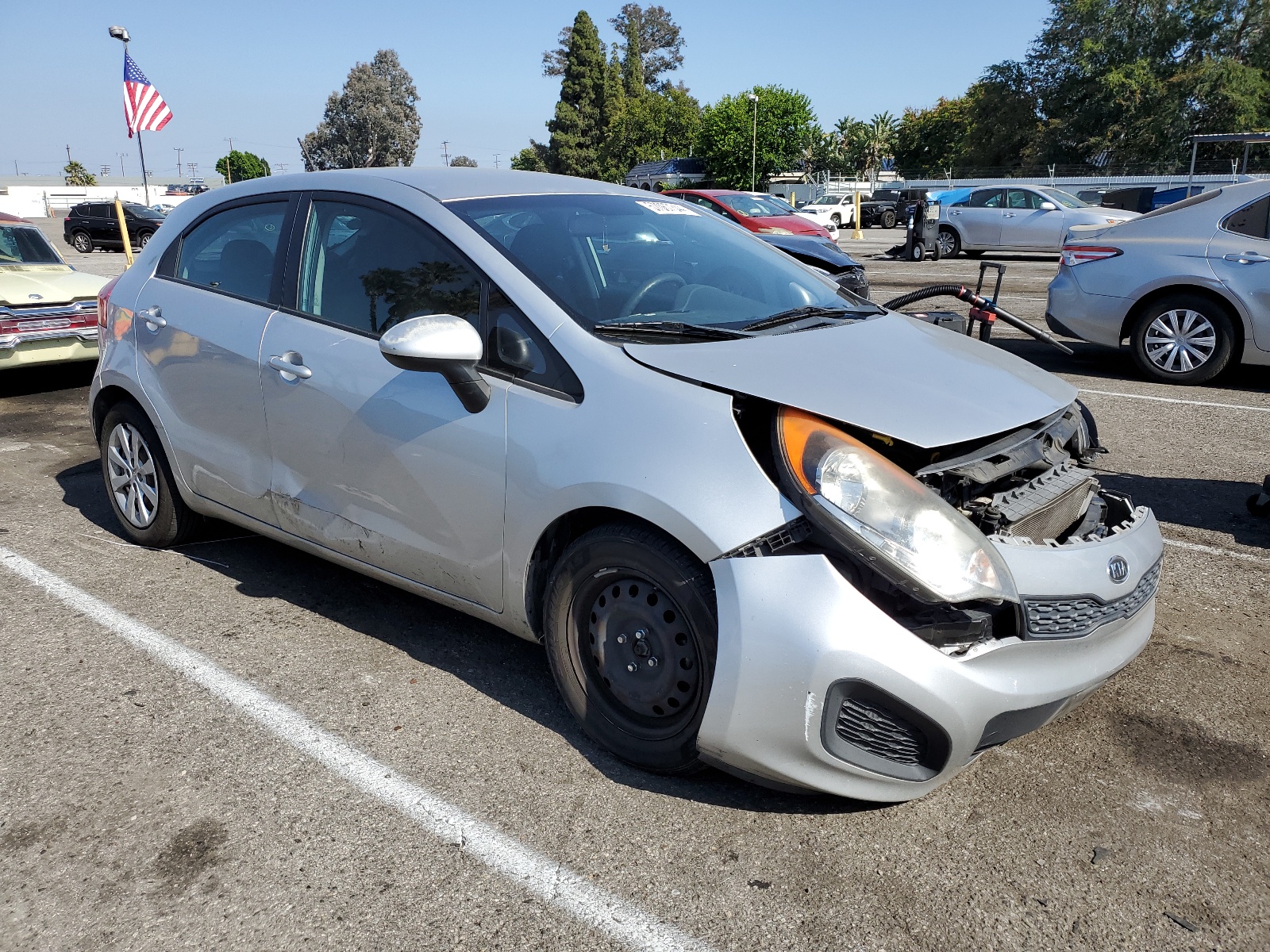 2013 Kia Rio Lx vin: KNADM5A38D6110001