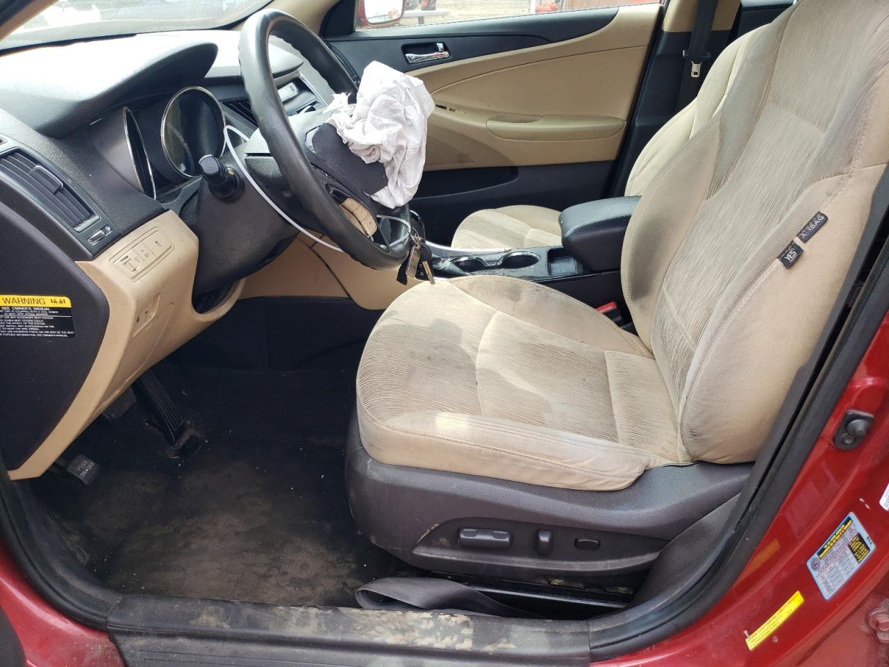 2012 Hyundai Sonata Gls VIN: 5NPEB4AC7CH411760 Lot: 53474174