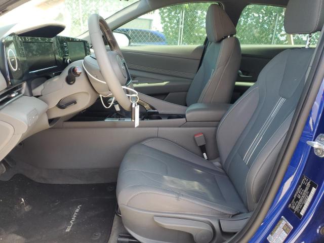  HYUNDAI ELANTRA 2021 Синий