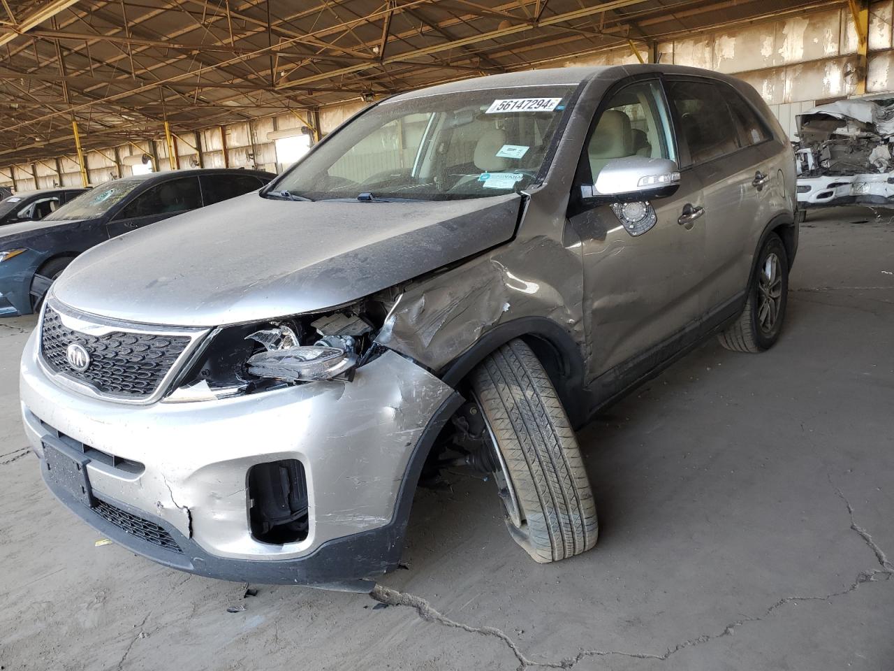 2014 Kia Sorento Lx VIN: 5XYKT3A64EG537315 Lot: 56147294