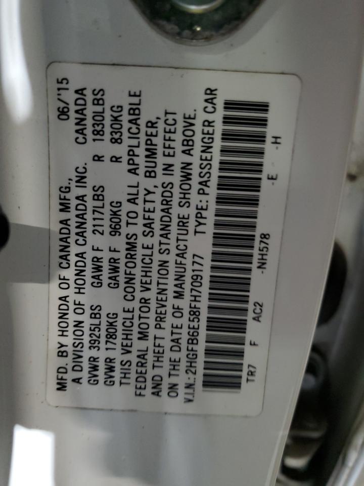 2HGFB6E58FH709177 2015 HONDA CIVIC - Image 14