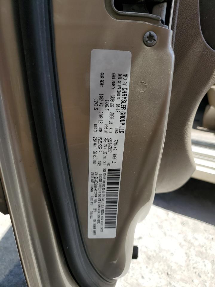 2014 Chrysler Town & Country Touring VIN: 2C4RC1BG0ER172279 Lot: 53661684