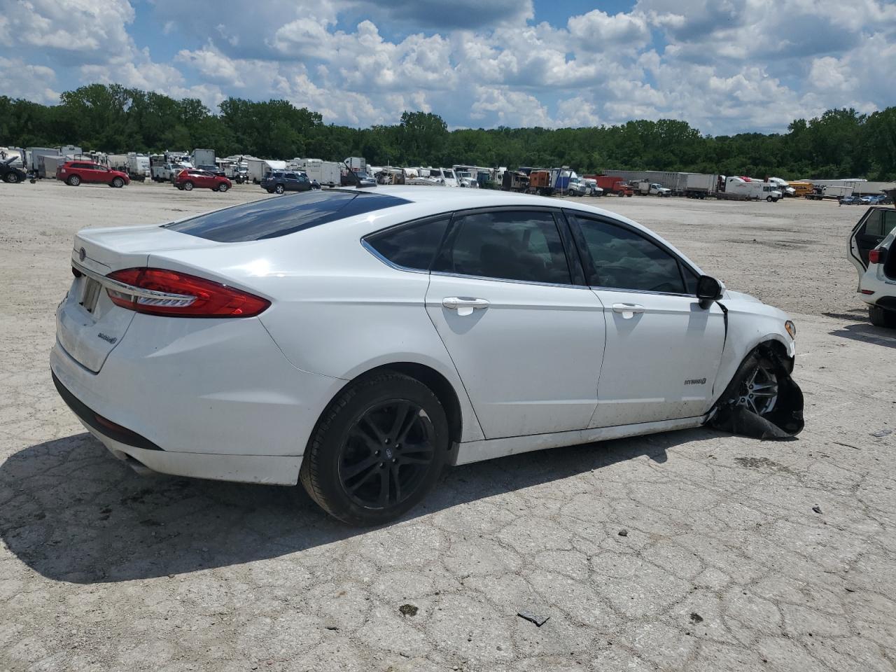 2018 Ford Fusion S Hybrid VIN: 3FA6P0UUXJR225536 Lot: 55160884