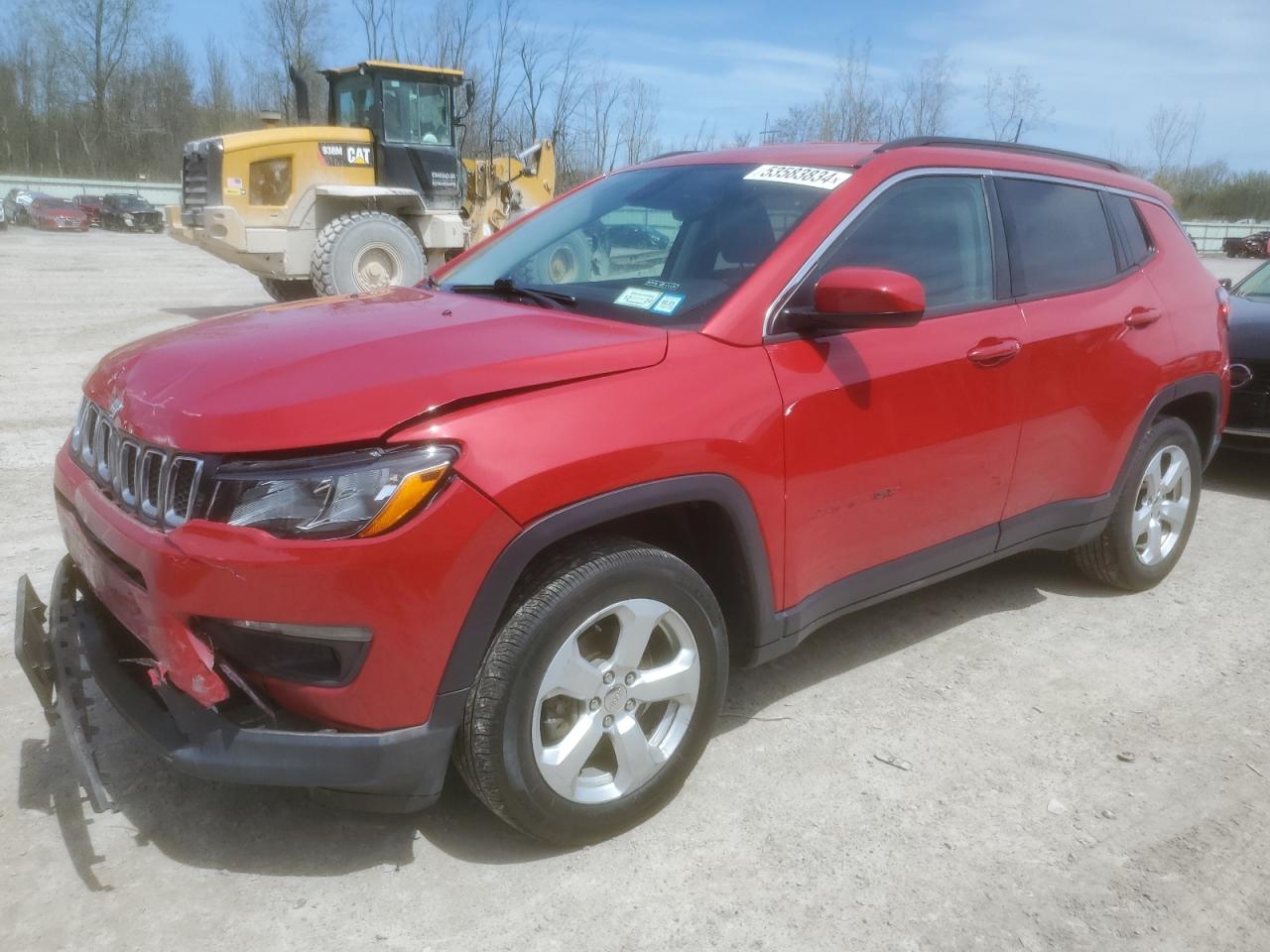 2018 Jeep Compass Latitude VIN: 3C4NJDBB4JT239628 Lot: 53583834