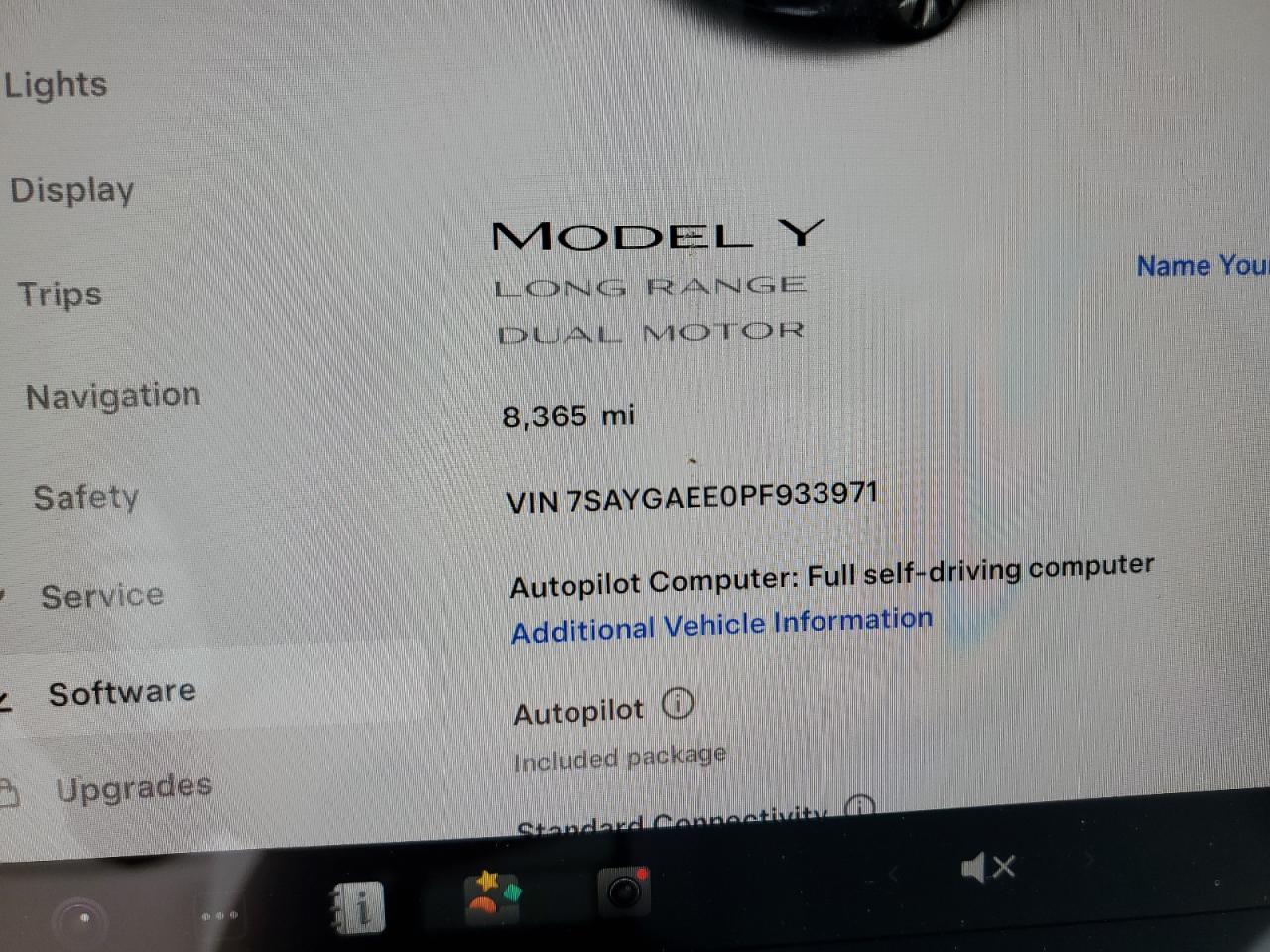 2023 Tesla Model Y VIN: 7SAYGAEE0PF933971 Lot: 54618054