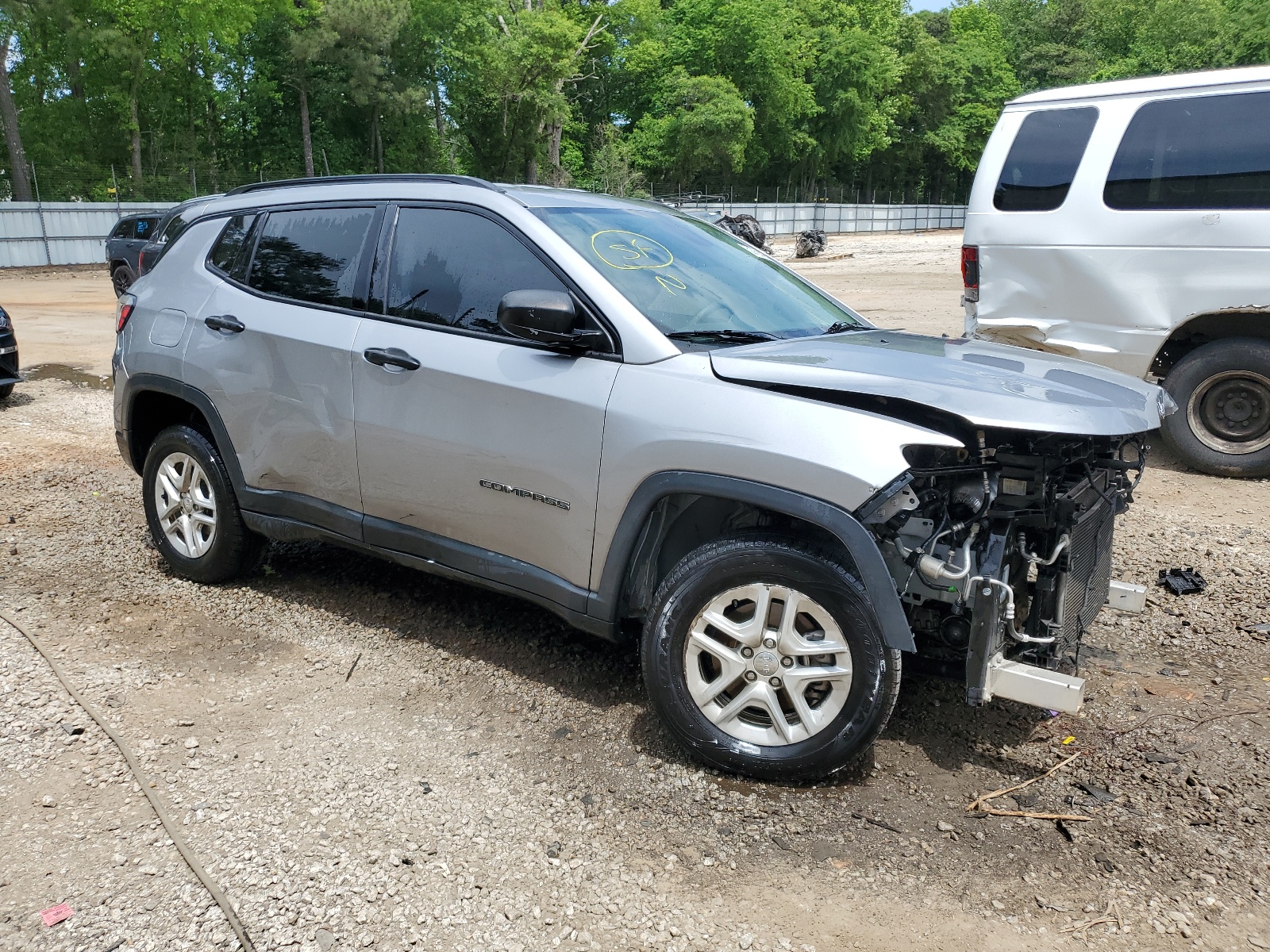 2018 Jeep Compass Sport vin: 3C4NJCAB1JT215041