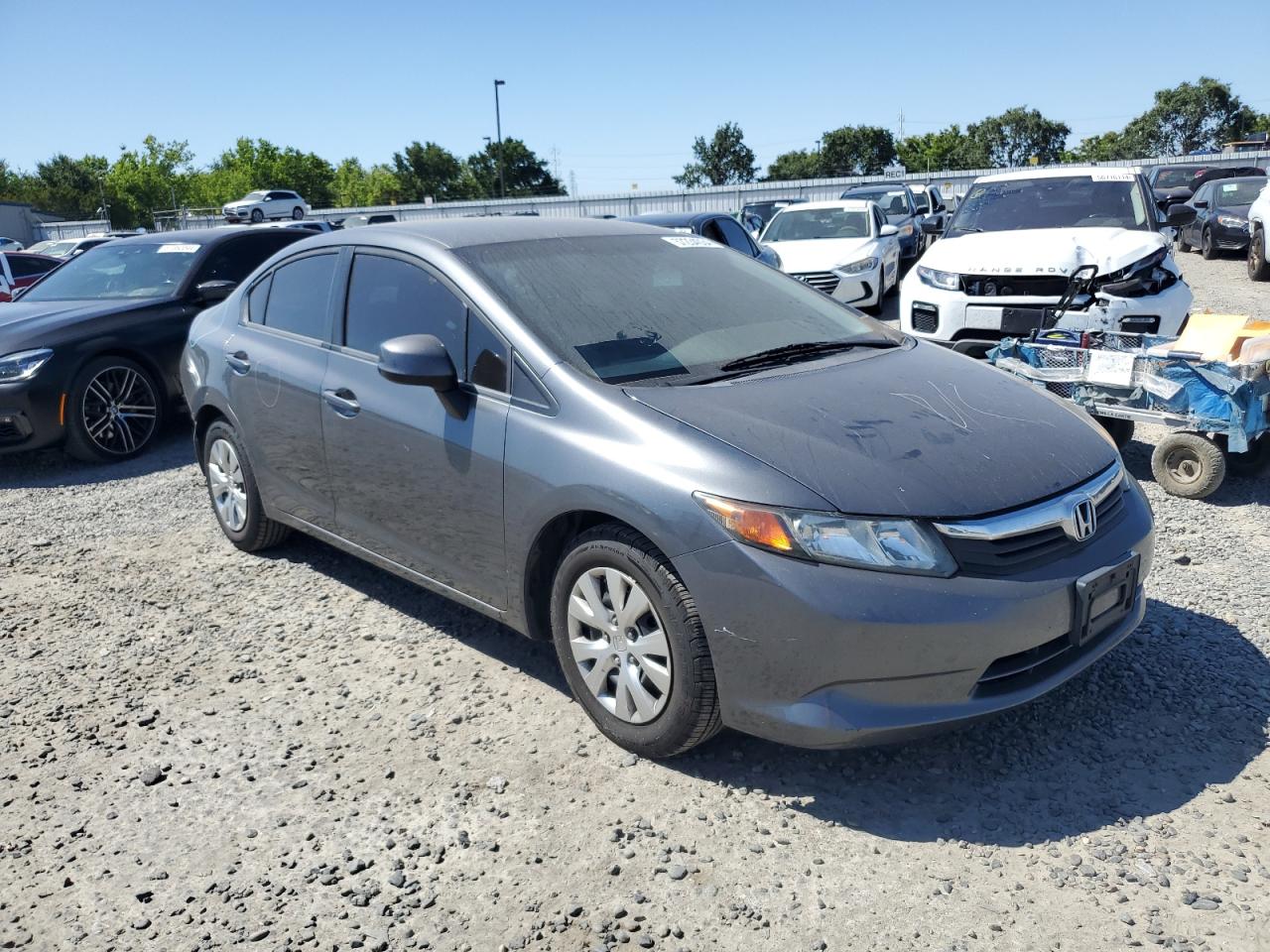 2012 Honda Civic Lx VIN: 19XFB2F52CE300721 Lot: 57234034