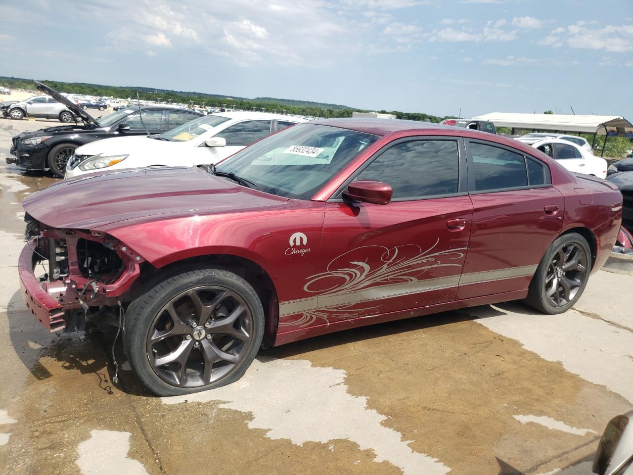 2C3CDXHG7HH667137 2017 DODGE CHARGER - Image 1