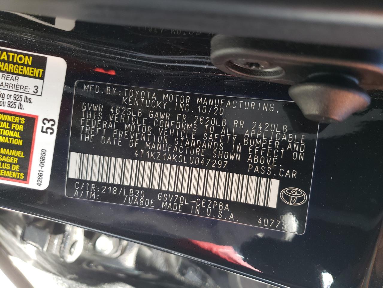 2020 Toyota Camry - Image 12