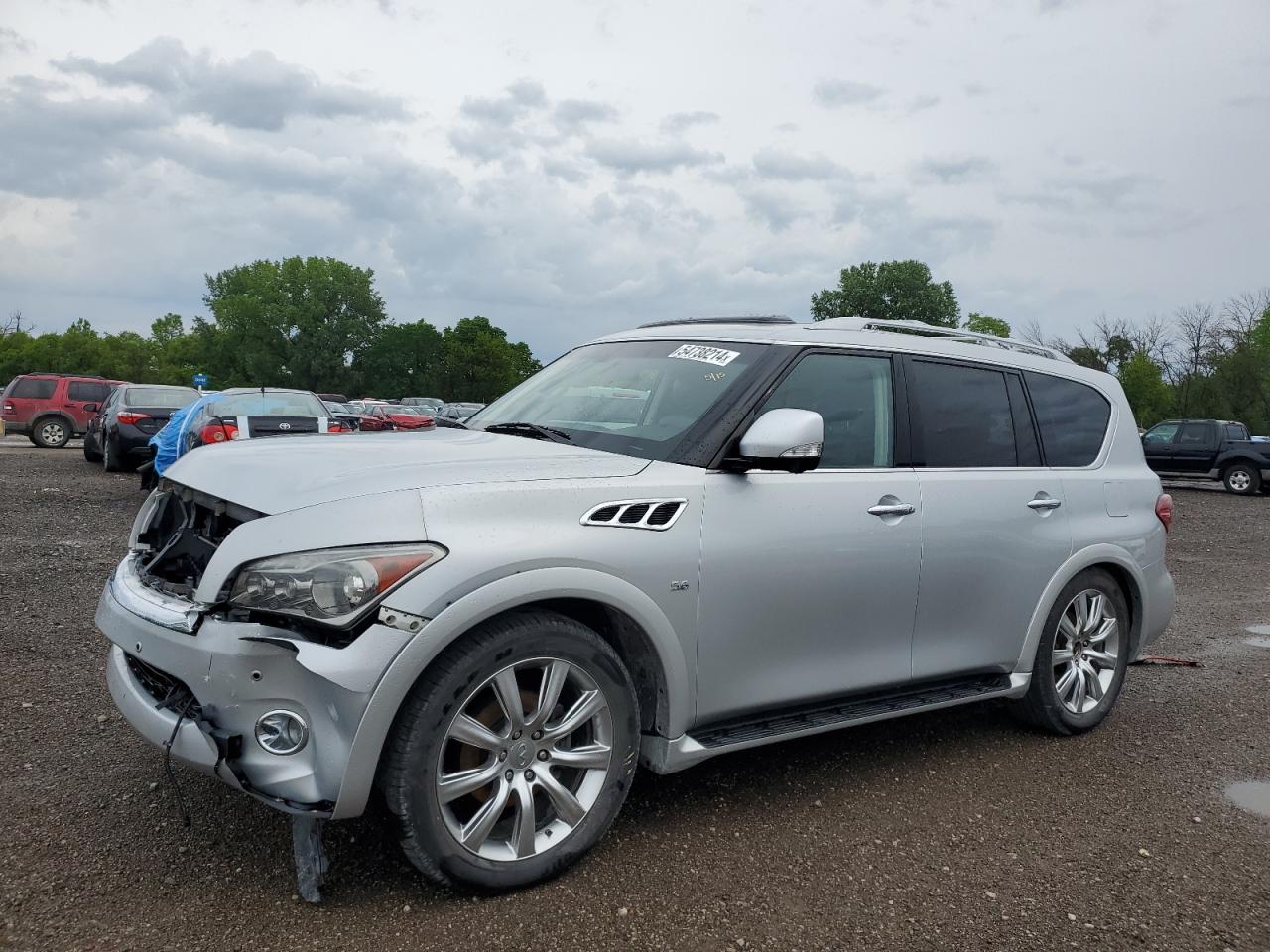 2014 Infiniti Qx80 VIN: JN8AZ2NC2E9351203 Lot: 54738214