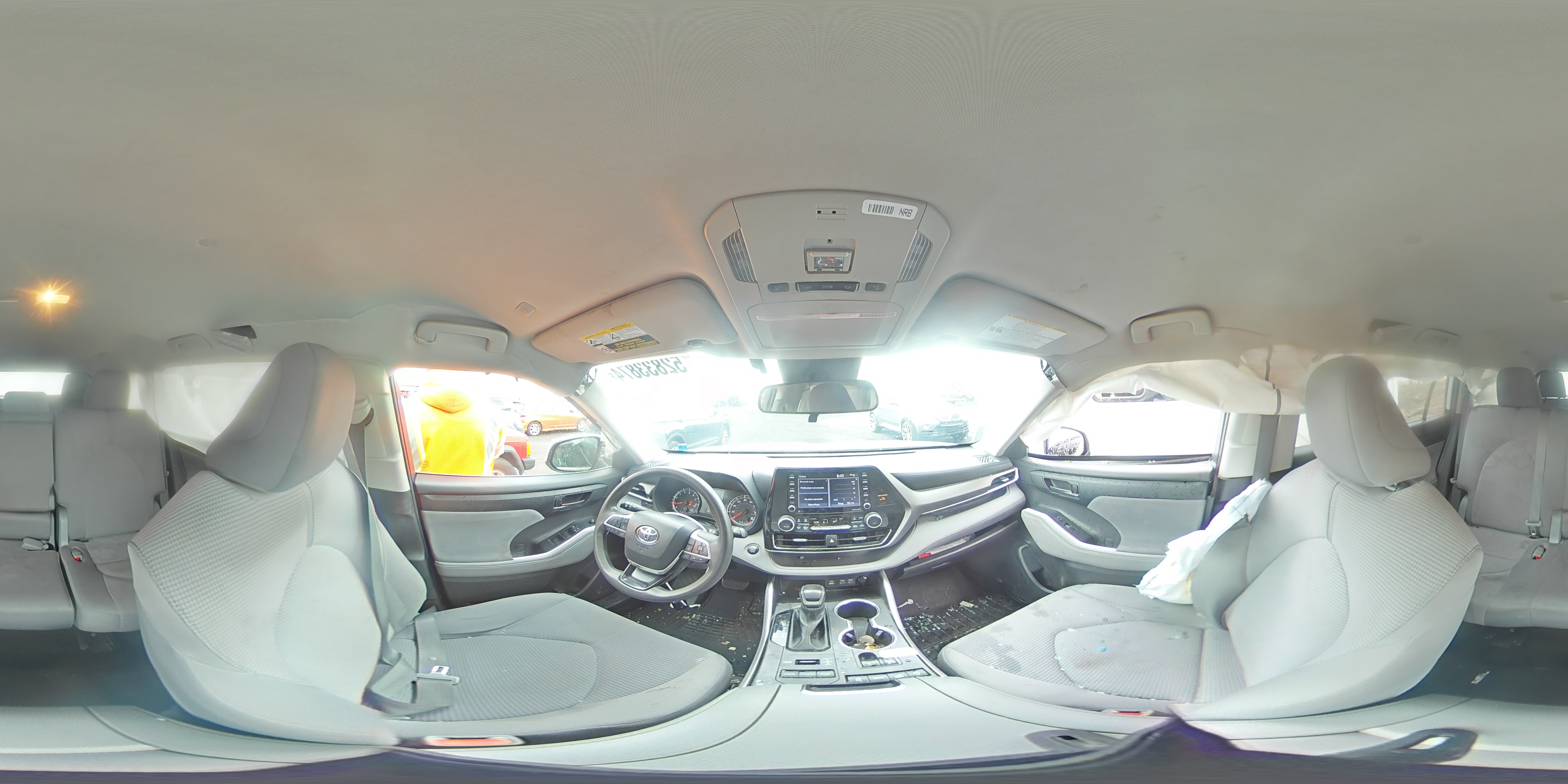 2022 Toyota Highlander L VIN: 5TDCZRBH1NS167062 Lot: 52833874