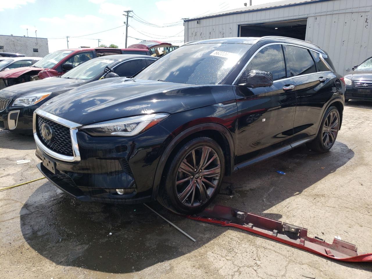 2020 Infiniti Qx50 Pure zu verkaufen in Chicago Heights, IL - Vandalism