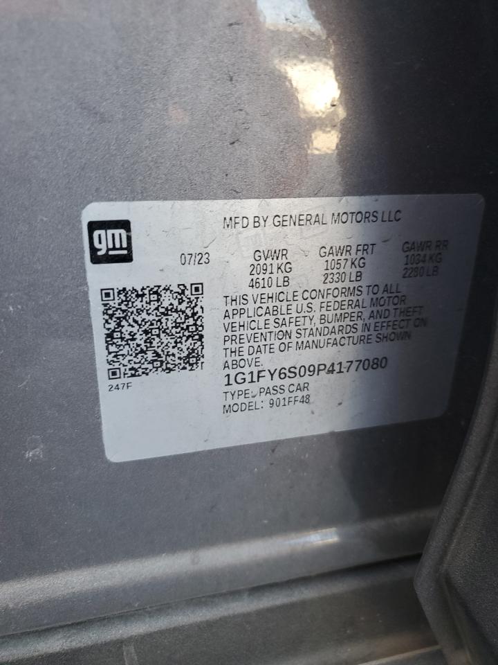 2023 Chevrolet Bolt Euv Lt VIN: 1G1FY6S09P4177080 Lot: 57162594