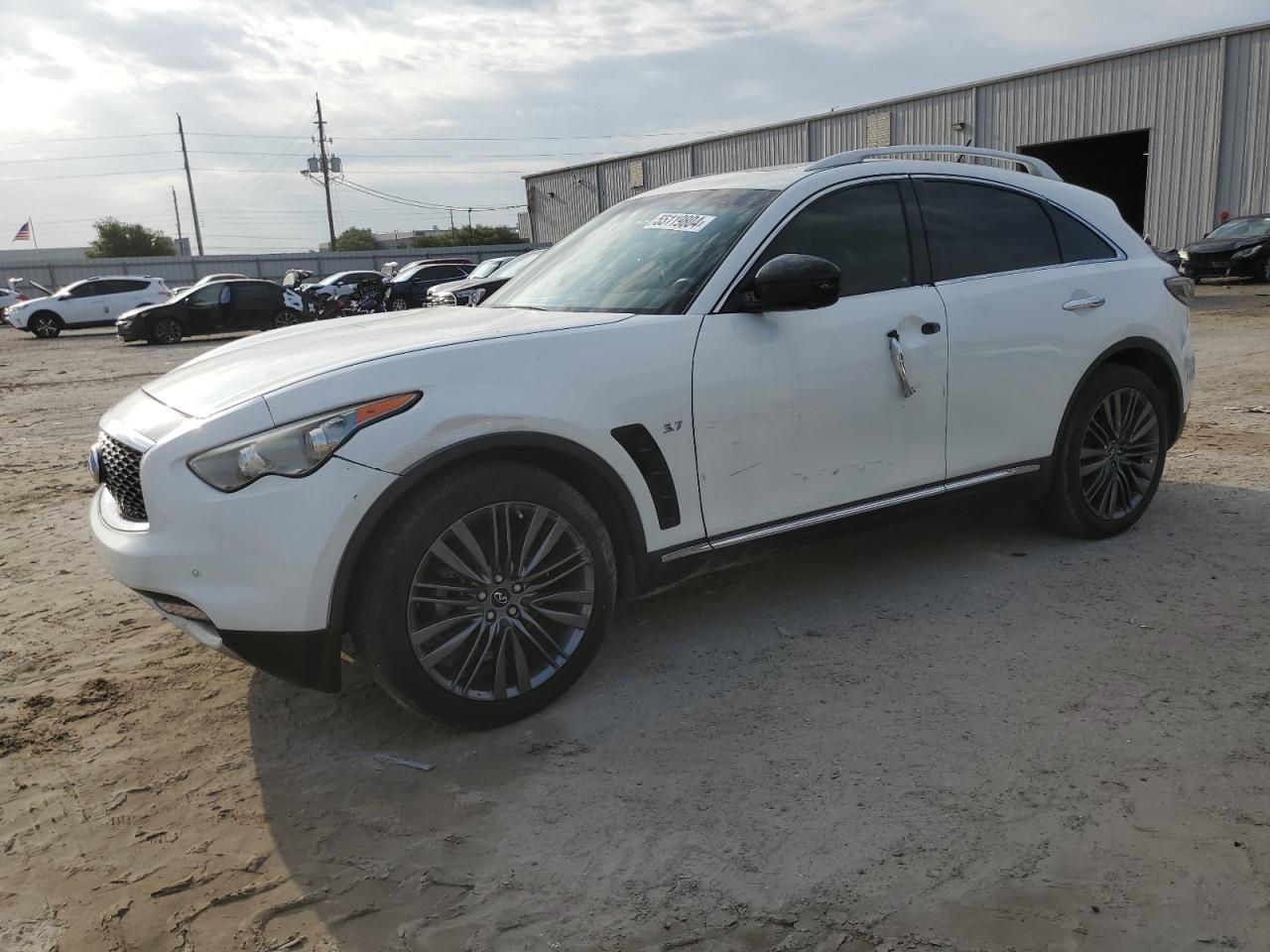 2017 Infiniti Qx70 VIN: JN8CS1MU6HM144056 Lot: 55119804