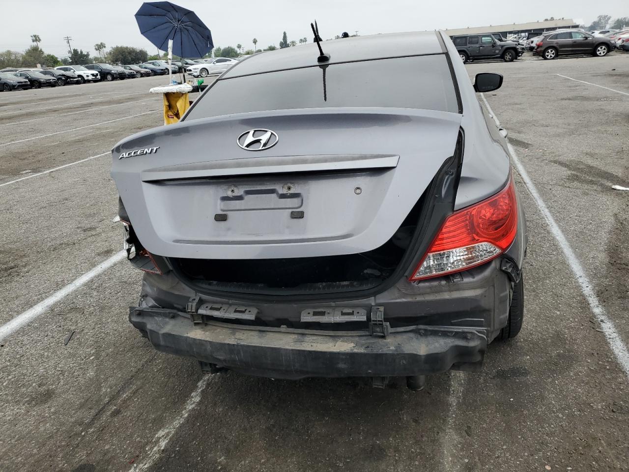 2013 Hyundai Accent Gls VIN: KMHCT4AE4DU538507 Lot: 55378364