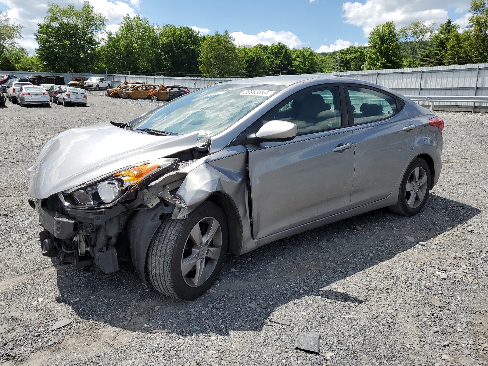 KMHDH4AE5CU328180 2012 Hyundai Elantra Gls