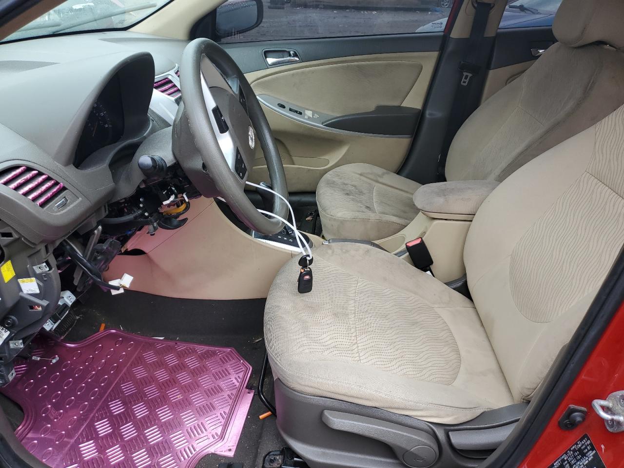 2013 Hyundai Accent Gls VIN: KMHCU4AE1DU463231 Lot: 55262114