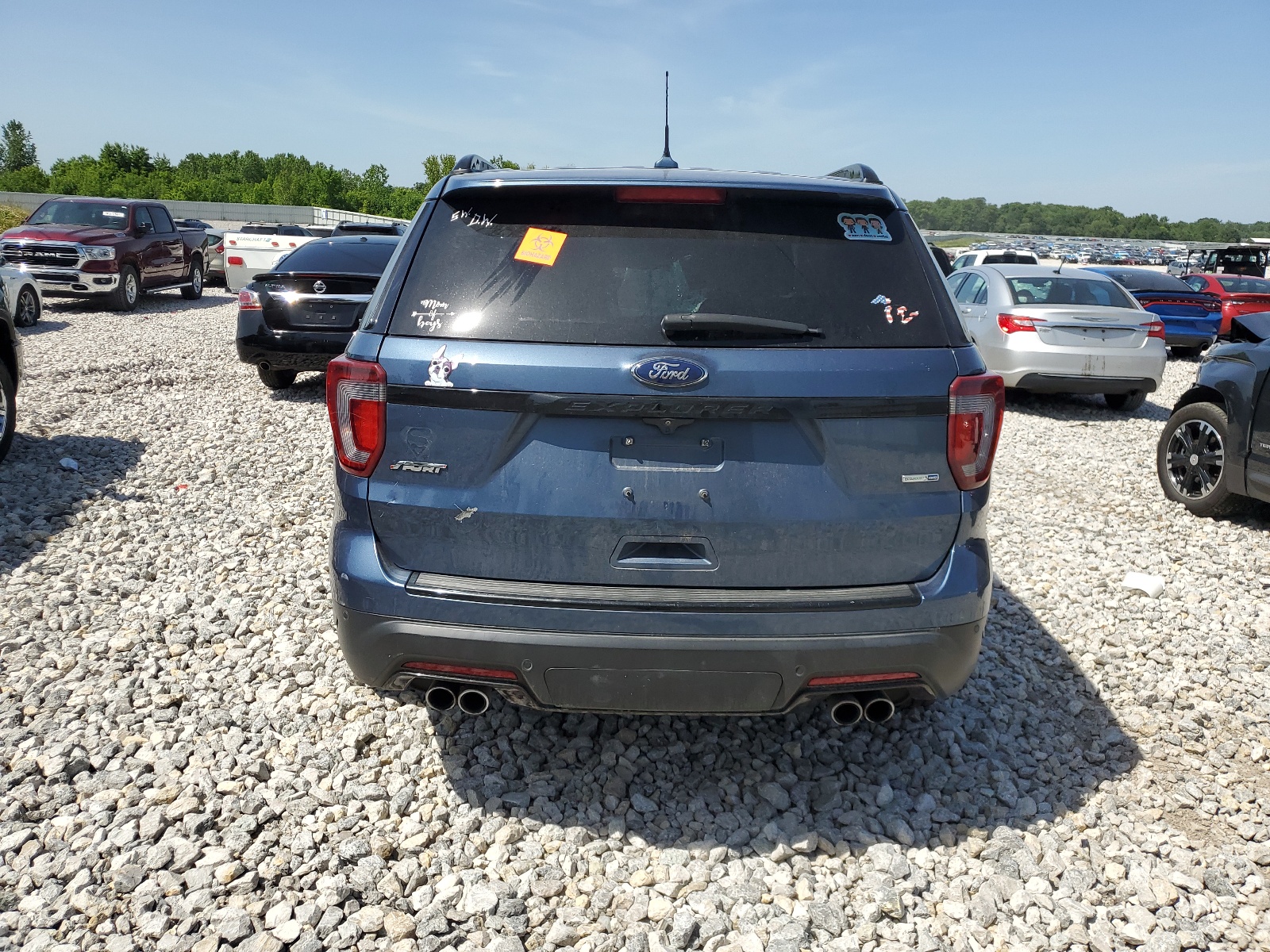 1FM5K8GT1JGC11341 2018 Ford Explorer Sport