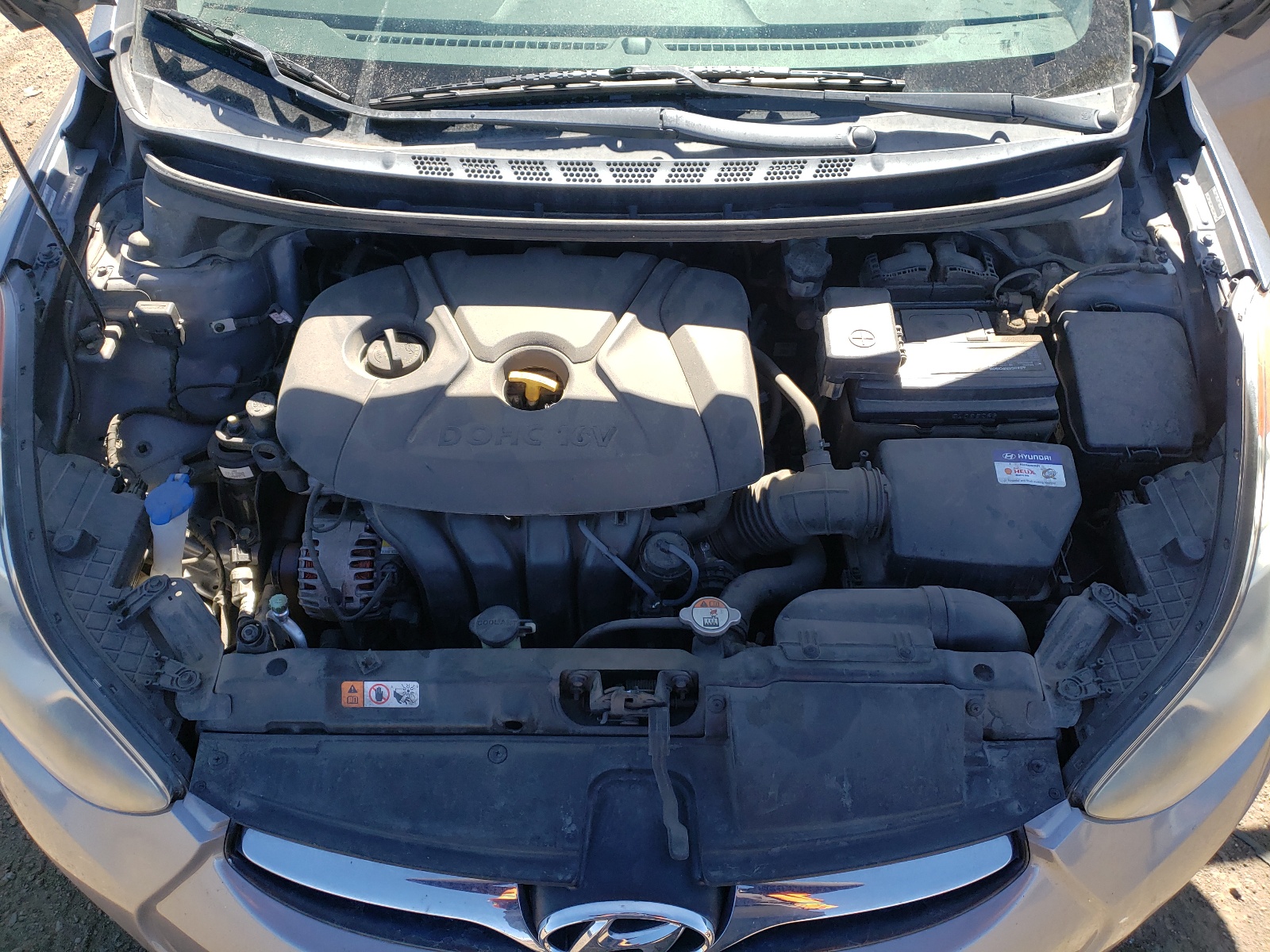 KMHDH4AE4CU407078 2012 Hyundai Elantra Gls