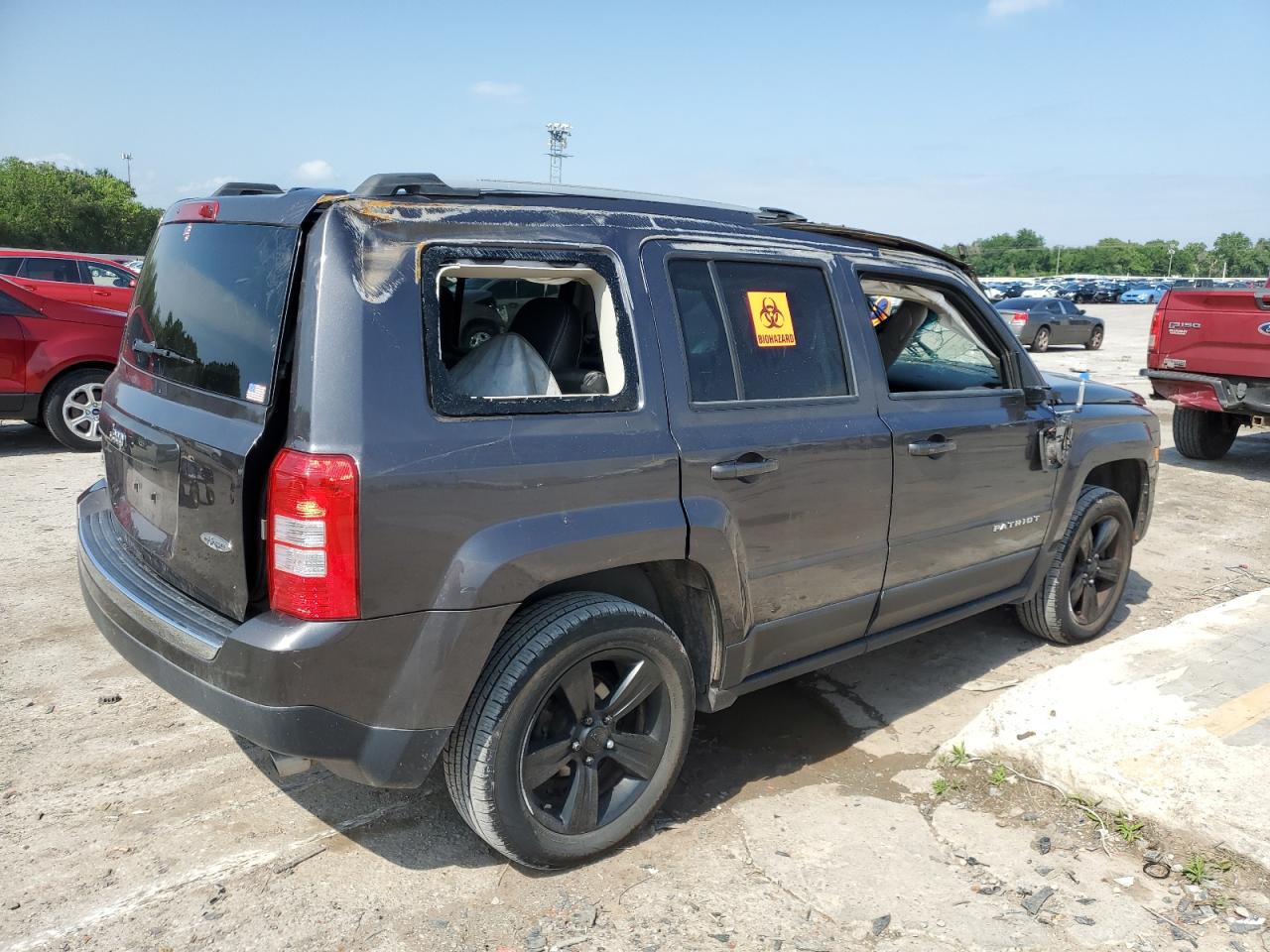 2016 Jeep Patriot Latitude grey null gas 1C4NJRFB9GD501276 photo #4