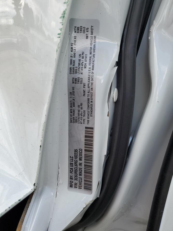 2024 Ram 2500 Tradesman VIN: 3C6UR5CL6RG102235 Lot: 55960784