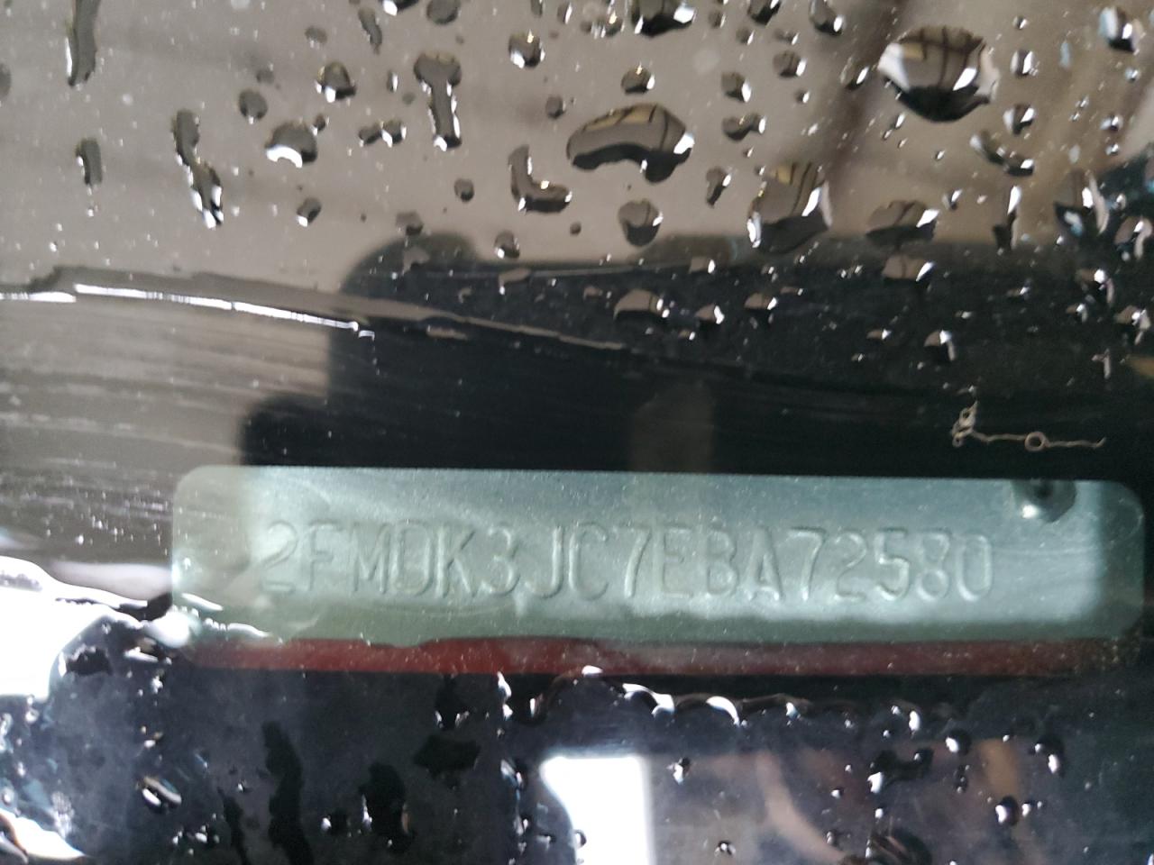 2014 Ford Edge Sel VIN: 2FMDK3JC7EBA72580 Lot: 54018804