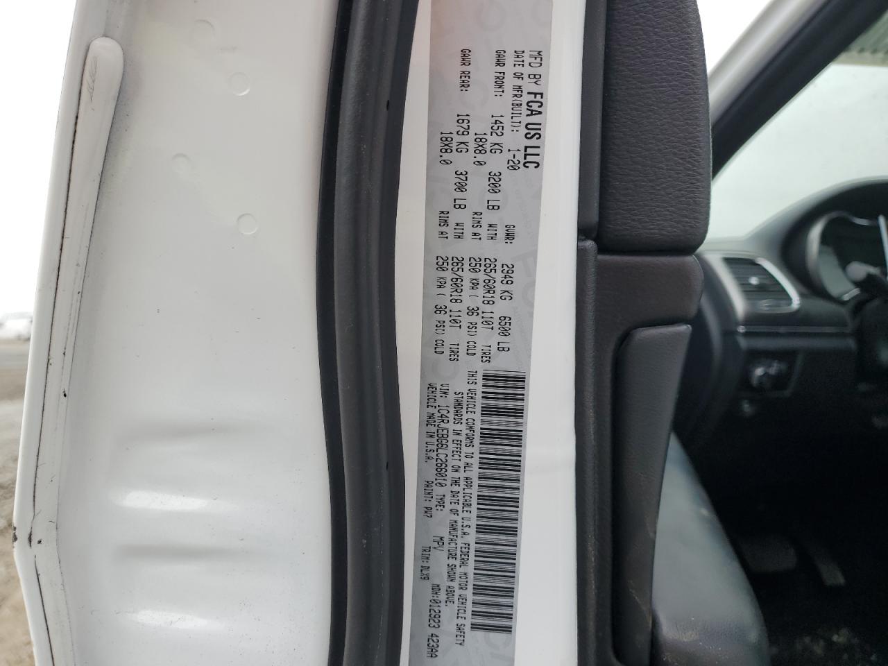 2020 Jeep Grand Cherokee Limited VIN: 1C4RJEBG6LC266010 Lot: 56905064