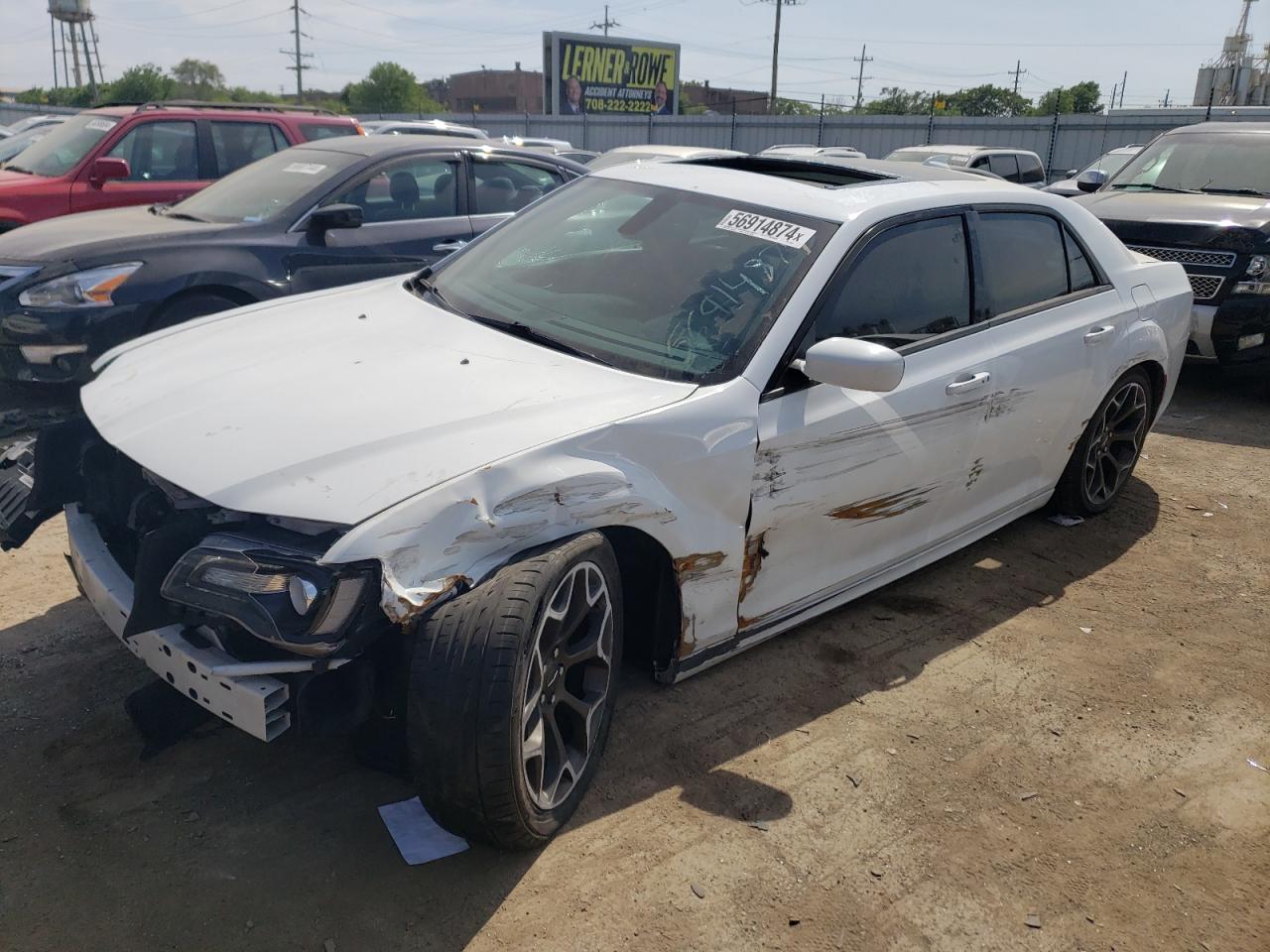 2016 Chrysler 300 S na sprzedaż w Dyer, IN - Front End
