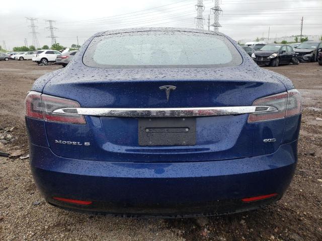  TESLA MODEL S 2017 Синий