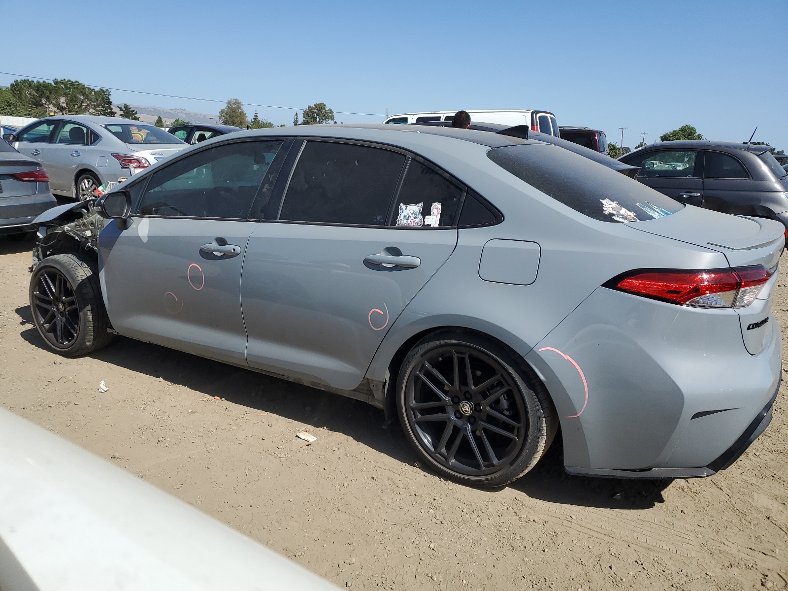 2021 Toyota Corolla Se vin: 5YFM4MCE5MP075616