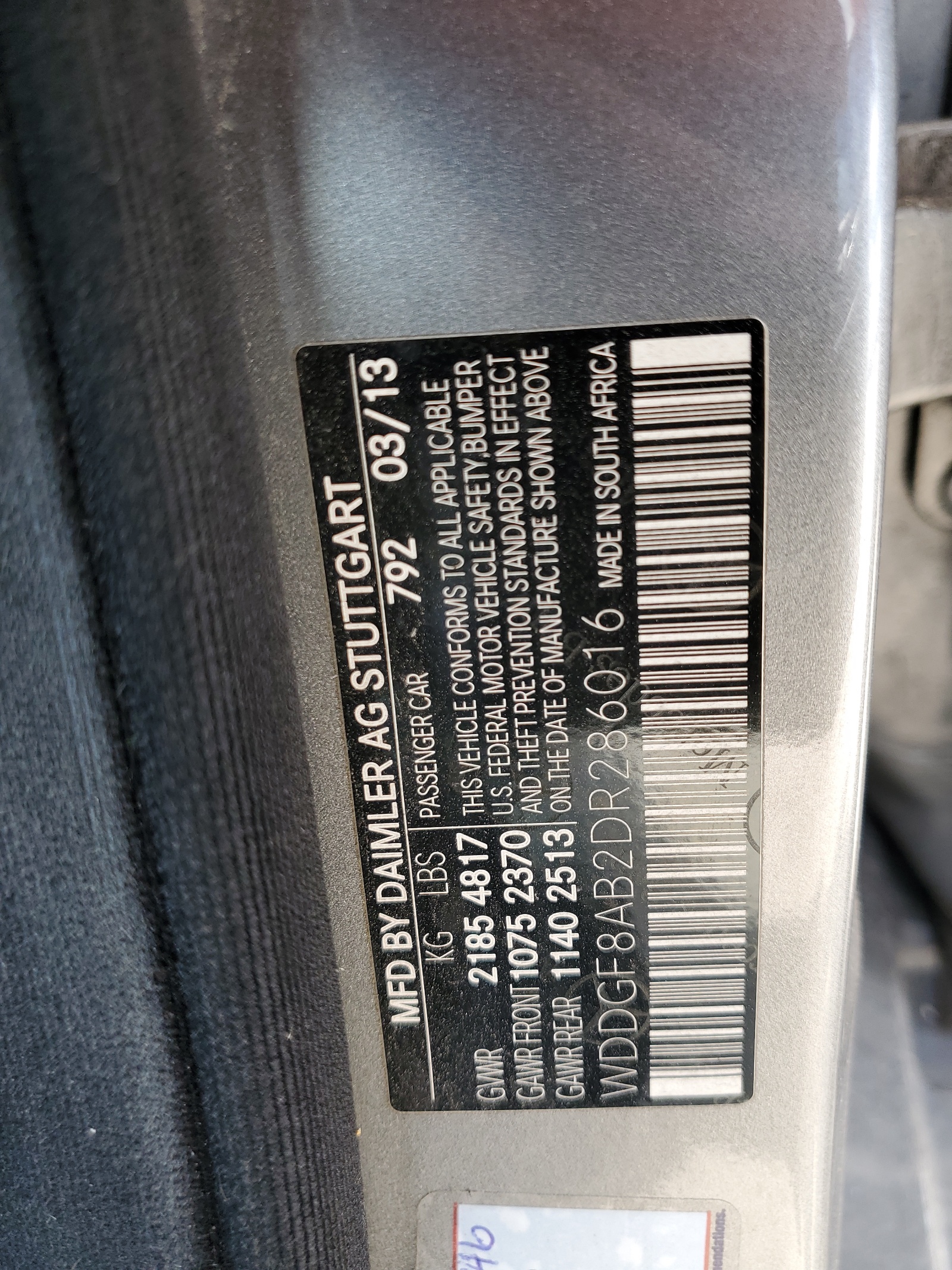 WDDGF8AB2DR286016 2013 Mercedes-Benz C 300 4Matic