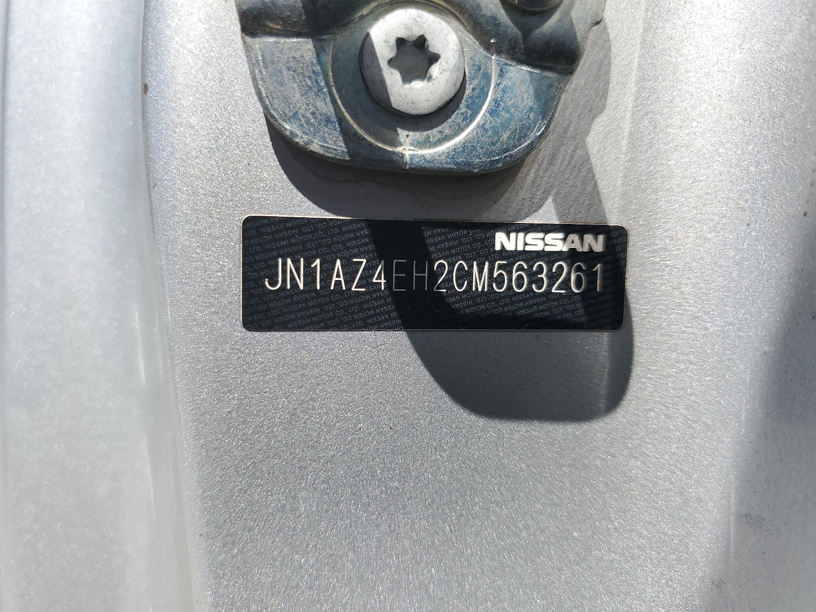 JN1AZ4EH2CM563261 2012 Nissan 370Z Base