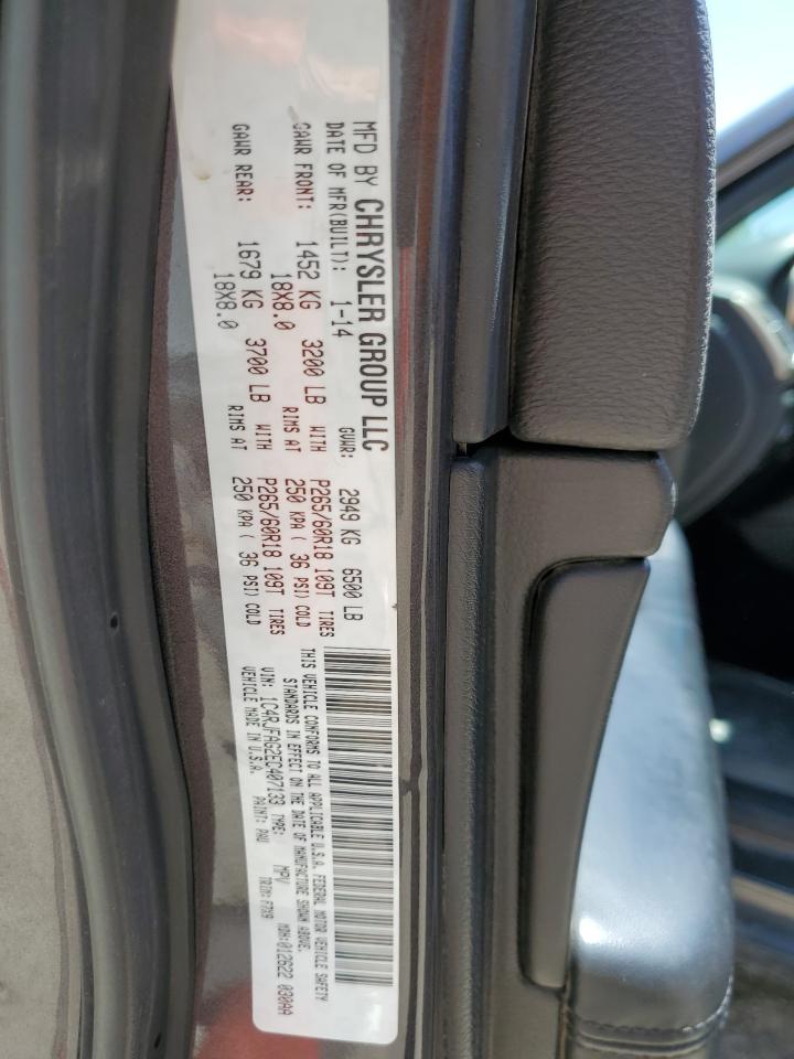 2014 Jeep Grand Cherokee Laredo VIN: 1C4RJFAG2EC407133 Lot: 56201944