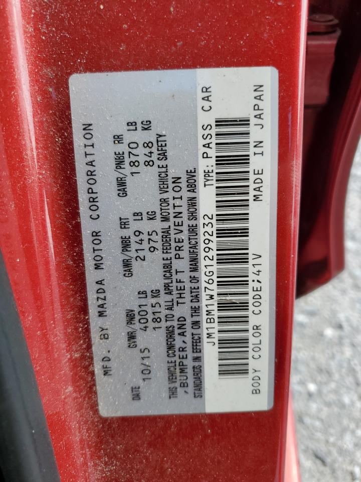 2016 Mazda 3 Touring VIN: JM1BM1W76G1299232 Lot: 53239114