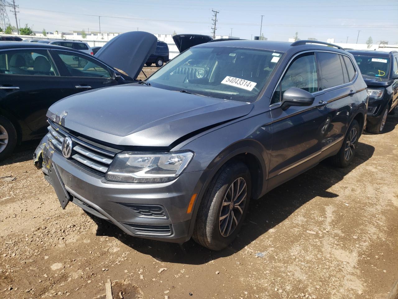 2020 Volkswagen Tiguan Se VIN: 3VV2B7AX7LM170592 Lot: 54043314