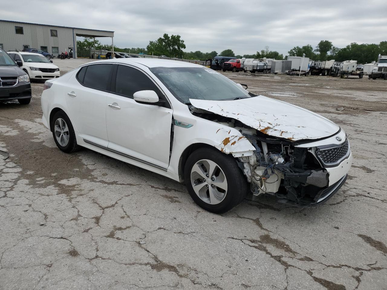 2016 Kia Optima Hybrid VIN: KNAGM4AD8G5092545 Lot: 54280334