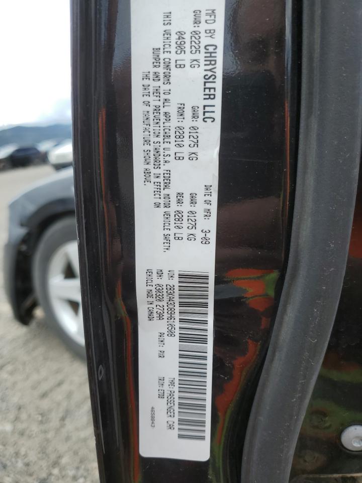 2009 Dodge Charger VIN: 2B3KA43D89H610508 Lot: 55367694