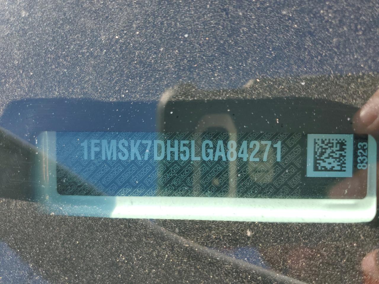 2020 Ford Explorer Xlt VIN: 1FMSK7DH5LGA84271 Lot: 53248694