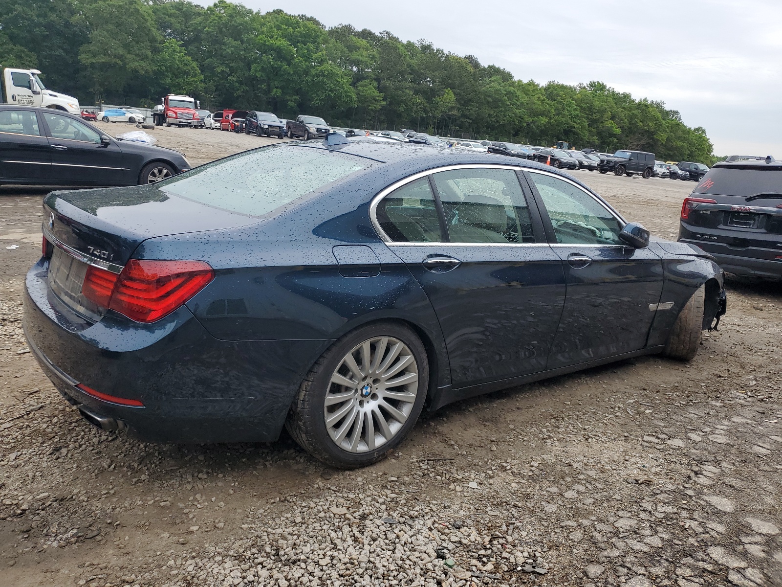 2014 BMW 740 I vin: WBAYA6C59ED144427