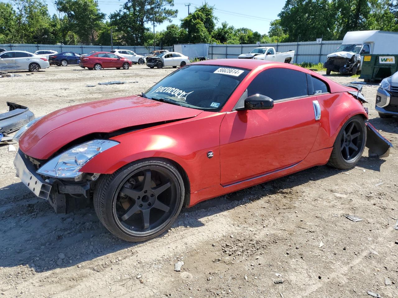 2005 Nissan 350Z Coupe VIN: JN1AZ34D65M600386 Lot: 56625614