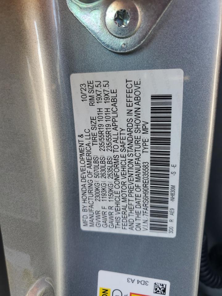 7FARS6H90RE035583 HONDA CRV 2024