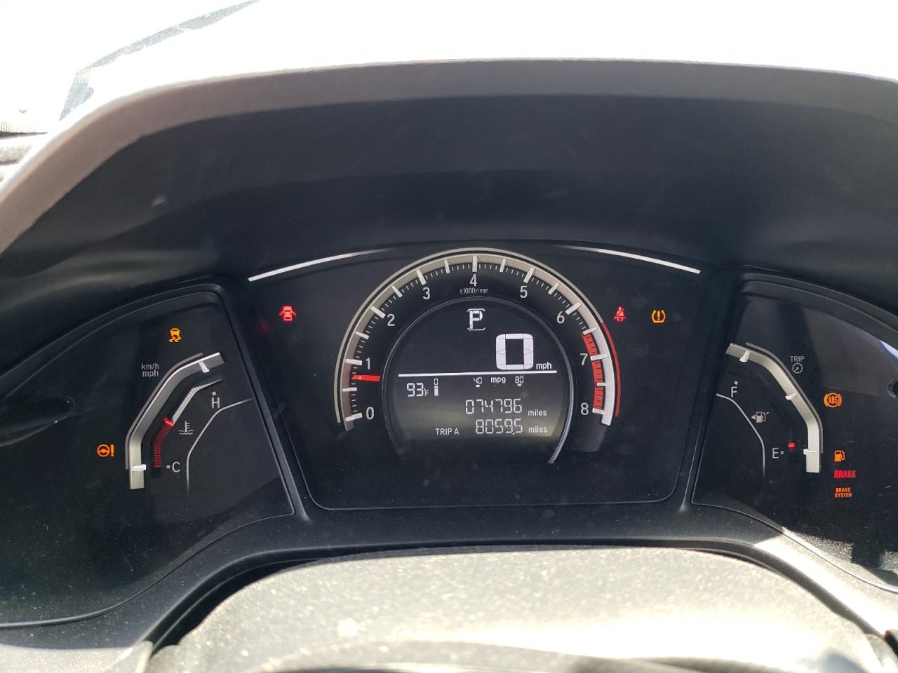 SHHFK7H48JU237213 HONDA CIVIC 2018