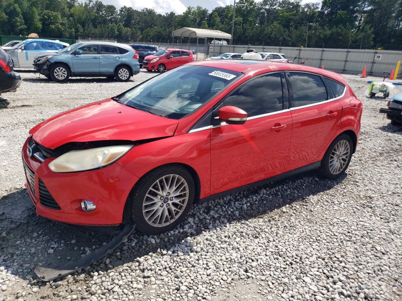 2012 Ford Focus Sel للبيع في Ellenwood، GA - Front End